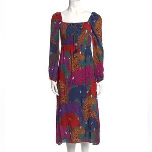 FARM Rio Multicolor Long Sleeve Dress